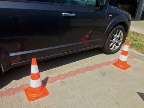 Dopravní kužel 54 cm PVC