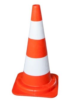 Dopravní kužel reflexní 54 cm PVC