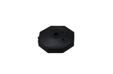 Plastový stĺpik na reťaz bielo-červený 90 cm, plastový podstavec OCTAGON