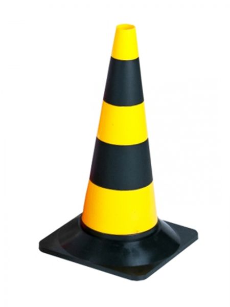 Dopravní kužel 50 cm žluto-černý