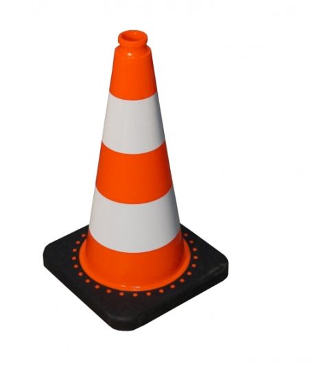 Dopravní kužel reflexní 50 cm PVC/REC