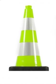 Dopravní kužel 50 cm PVC/REC zelená