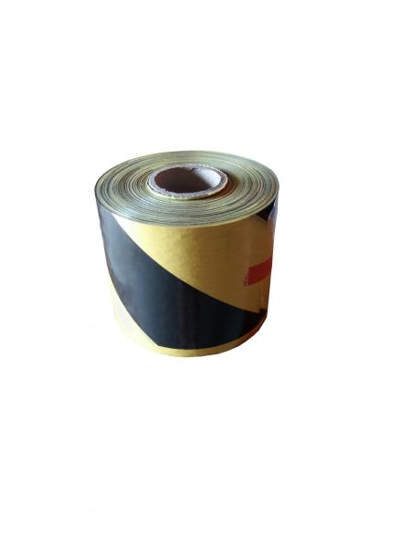 Výstražná, bezpečnostná páska žlto-čierna rolka 200m x 80mm