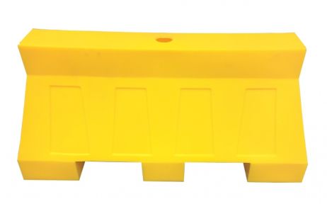 Cestná mobilná bariéra U-14 / U-25 výška 50 cm - žltá