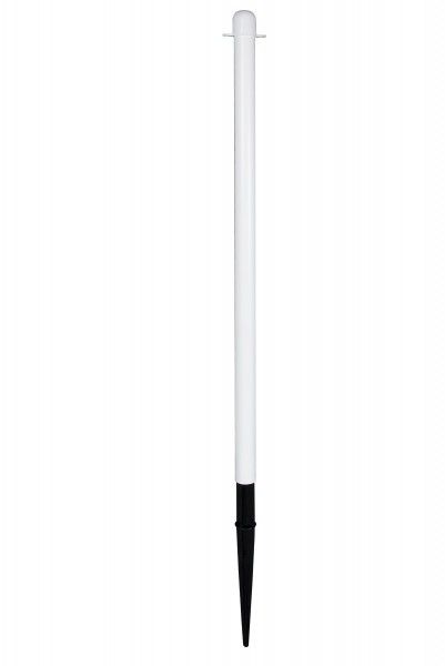 Stĺpik na reťaz 60 cm – biely – zatĺkací