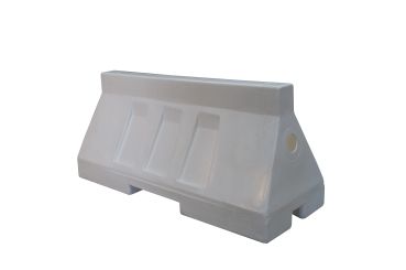 Plastová cestná bariéra U-14/U-25 výška 50 cm, biela