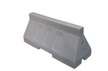 Plastová cestná bariéra U-14/U-25 výška 50 cm, biela