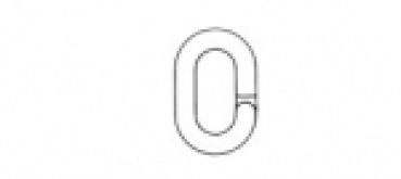 Spojka k reťazi "O" (čierna)