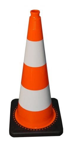 Dopravný kužeľ reflexný 750 mm PVC/REC