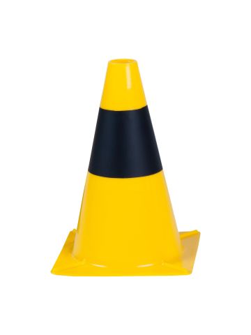 Dopravní kužel 30 cm PE – žluto/černý