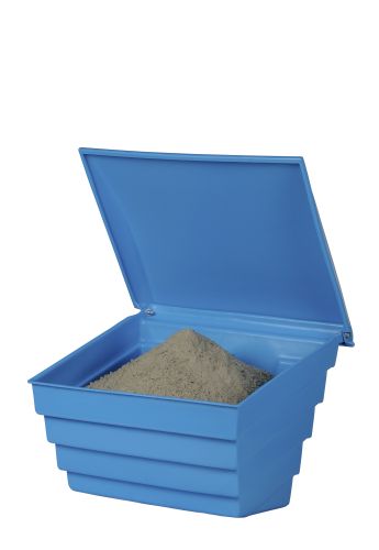 Nádoba na zimný posyp pre soli a piesku 70 litrov modrý