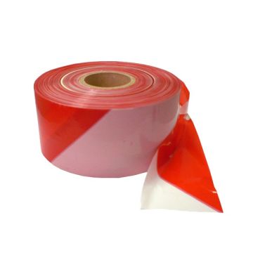 Výstražná, bezpečnostná páska bielo-červená rolka 500m x 80mm