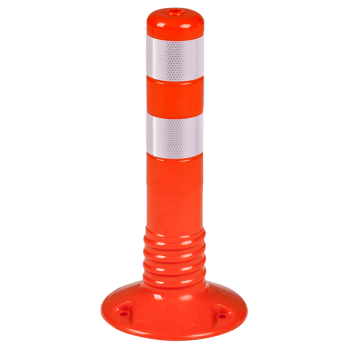 Flexibilný výstražný zahradzovací stĺpik 450mm oranžový