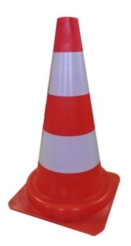 Dopravní kužel 50 cm PVC