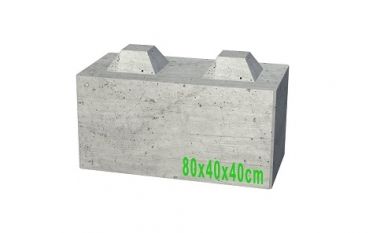 BetónBlok 80x40x40 flat