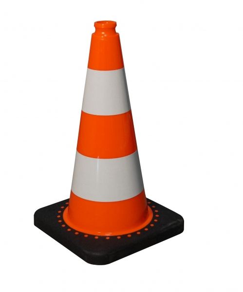 Dopravní kužel reflexní 50 cm PVC/REC