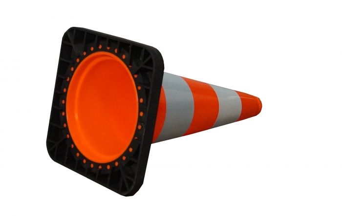 Dopravní kužel reflexní 50 cm PVC/REC