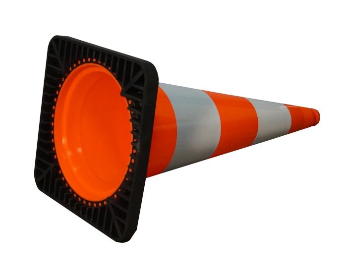 Dopravný kužeľ reflexný 750 mm PVC/REC