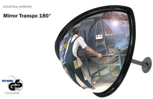 TRANSPO 180° širokouhlé priemyselné zrkadlo