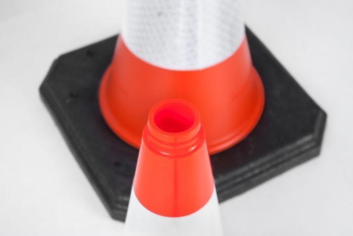 Dopravní kužel reflexní 50 cm PVC/REC