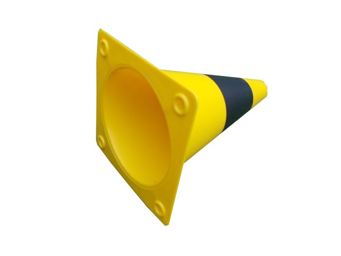 Dopravní kužel 30 cm PE – žluto/černý
