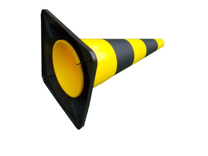 Dopravní kužel 50 cm žluto-černý
