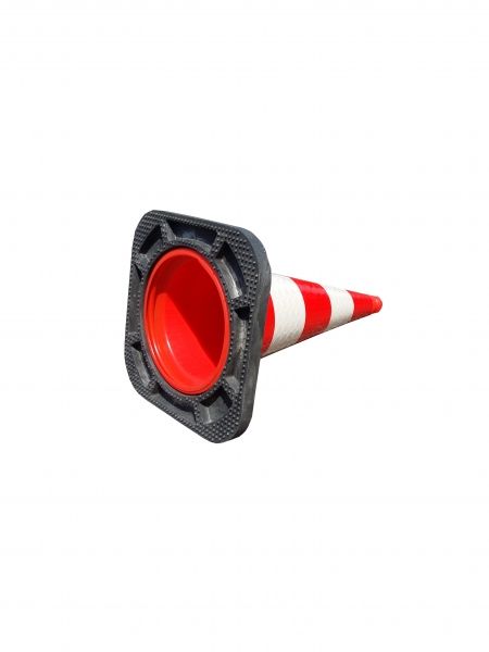 Dopravní kužel reflexní 75 cm PE HD/REC