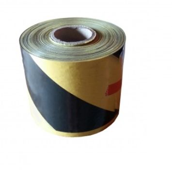 Výstražná, bezpečnostná páska žlto-čierna rolka 200m x 80mm