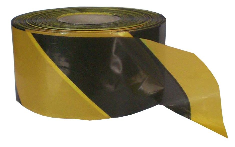 Výstražná, bezpečnostná páska žlto-čierna rolka 200m x 80mm