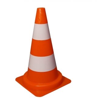 Dopravní kužel 50 cm PVC