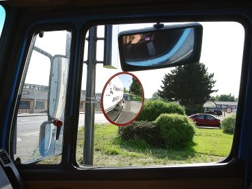 TRIXI cestné zrkadlo ø 50 cm s vyhrievaním